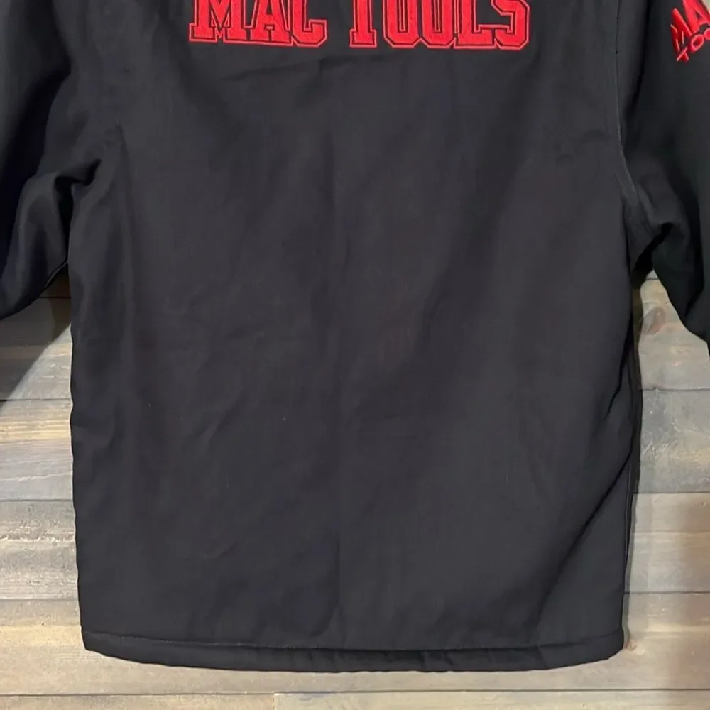 New Mac Tools Heavy Duty Zip Up Fleece Lined Kids Jacket Size 10/12 in Black